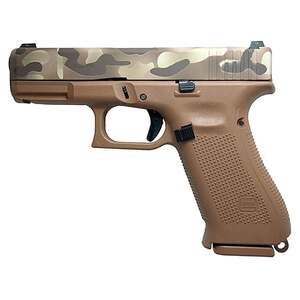 Glock 19X Desert Multicam 9mm Luger 4in Cerakote Pistol - 10+1 Rounds
