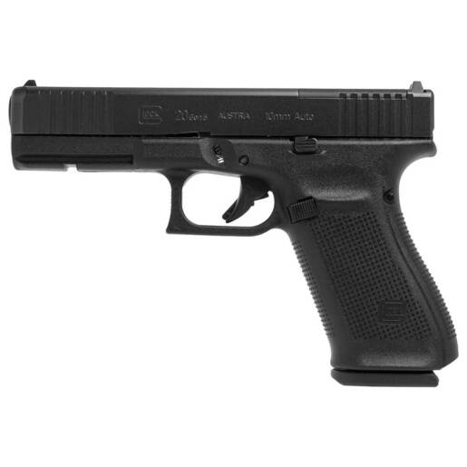 Glock 20 Gen 5 MOS 10mm Auto 4.61in Black nDLC Pistol - 15+1 Rounds - Black image