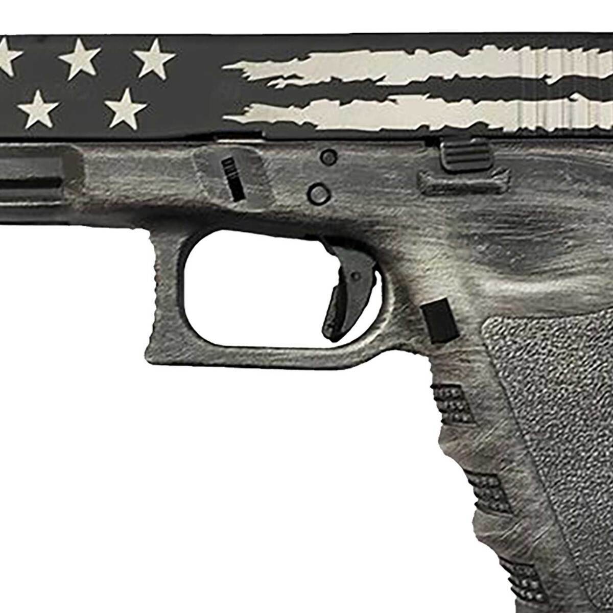 Glock 22 Gen3 40 S&W 4.49in Distressed Black & Gray Flag Cerakote ...