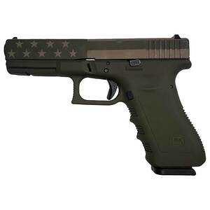 Glock 22 Gen3 40 S&W 4.49in OD Green/Flat Dark Earth Flag Cerakote Pistol - 15+1 Rounds