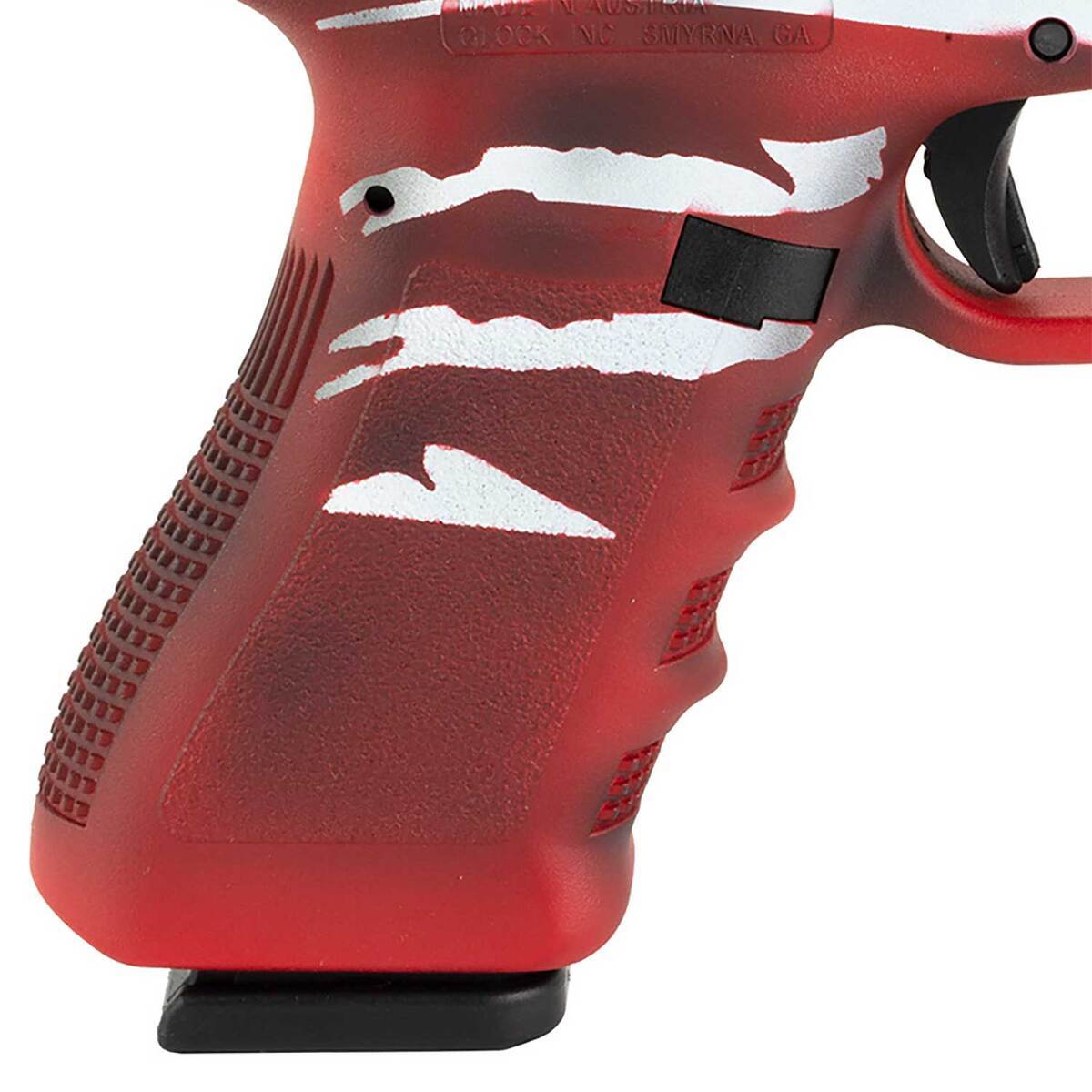 Glock 22 Gen3 40 S&W 4.5in Red, White & Blue Battleworn Flag Pistol - 15+1 Rounds - Camo Glock 22 Gen3 40 S&W 4.5in Red, White & Blue Battleworn Flag Pistol - 15+1 Rounds - Camo