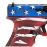 Glock 22 Gen3 40 S&W 4.5in Red, White & Blue Battleworn Flag Pistol - 15+1 Rounds - Camo