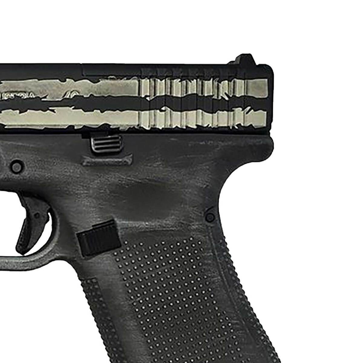 Glock 22 Gen5 40 S&W 4.49in Distressed Black & Gray Flag Cerakote ...