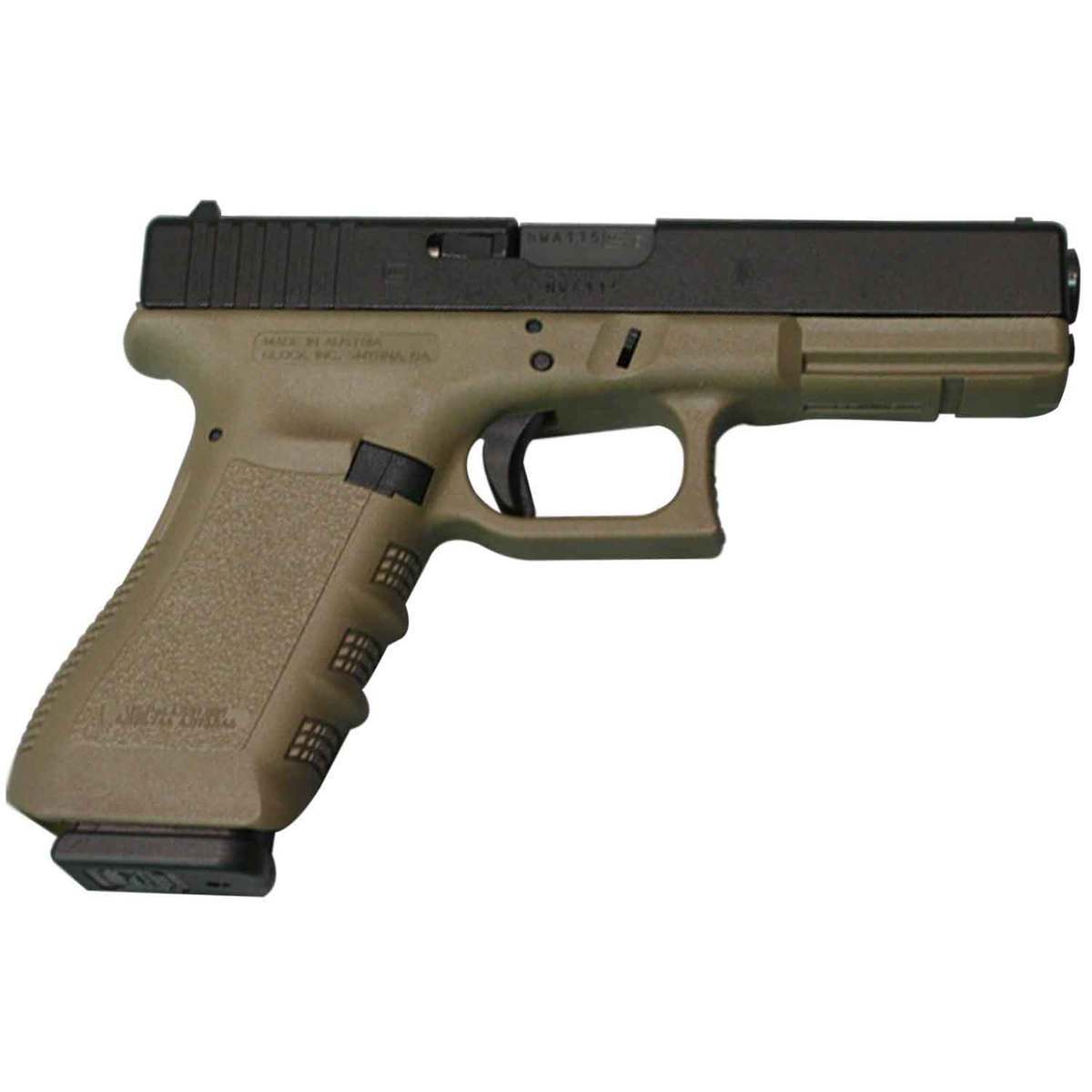 Glock 22 G3 PST 40 S&W 4.49in OD/Black Pistol - 10+1 Rounds - Olive Drab/Black Glock 22 G3 PST 40 S&W 4.49in OD/Black Pistol - 10+1 Rounds - Olive Drab/Black