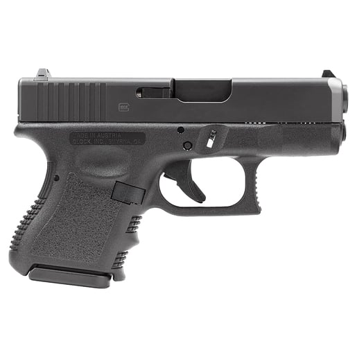 Glock 26 9mm Luger 3.43in Black Pistol - 10+1 Rounds - Black Subcompact image