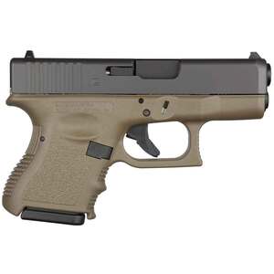 Glock 26 9mm Luger 3.43in OD Green/Black Pistol - 10+1 Rounds - California Compliant