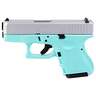 Glock 26 Gen3 9mm Luger 3.4in Silver Cerakote Pistol - 10+1 Rounds - Blue