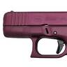 Glock 26 Gen5 9mm Luger 3.43in Black Cherry Cerakote Pistol - 10+1 Rounds - Red