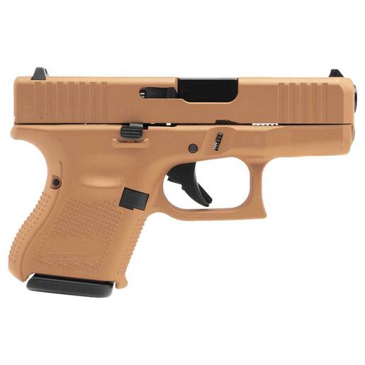 Glock 26 Gen5 9mm Luger 3.43in Copper Cerakote Pistol - 10+1 Rounds - Tan Subcompact image