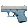 Glock 26 Gen5 9mm Luger 3.43in Silver/Polar Blue Cerakote Pistol - 10+1 Rounds - Blue