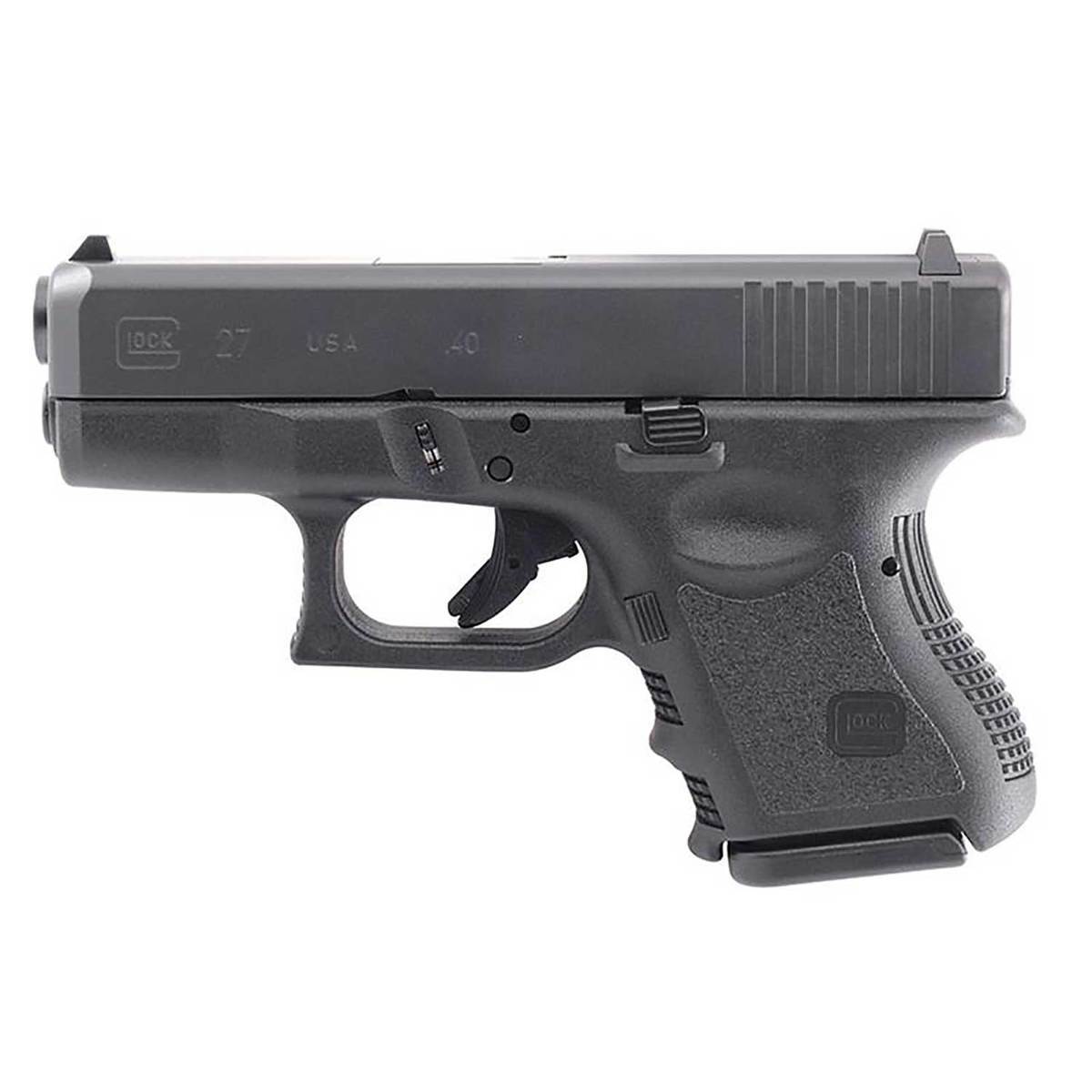 Glock 27 40 S&W 3.43in Black Nitride Pistol - 9+1 Rounds - Black Glock 27 40 S&W 3.43in Black Nitride Pistol - 9+1 Rounds - Black