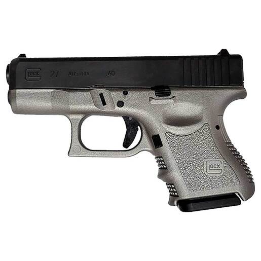 Glock 27 Gen3 40 S&W 3.43in Black Nitride/Titanium Cerakote Pistol - 9+1 Rounds - Gray Subcompact image