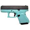 Glock 27 Gen5 40 S&W 3.43in Black nDLC/Robin Egg Blue Cerakote Pistol - 9+1 Rounds - Blue