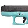 Glock 27 Gen5 40 S&W 3.43in Black nDLC/Robin Egg Blue Cerakote Pistol - 9+1 Rounds - Blue