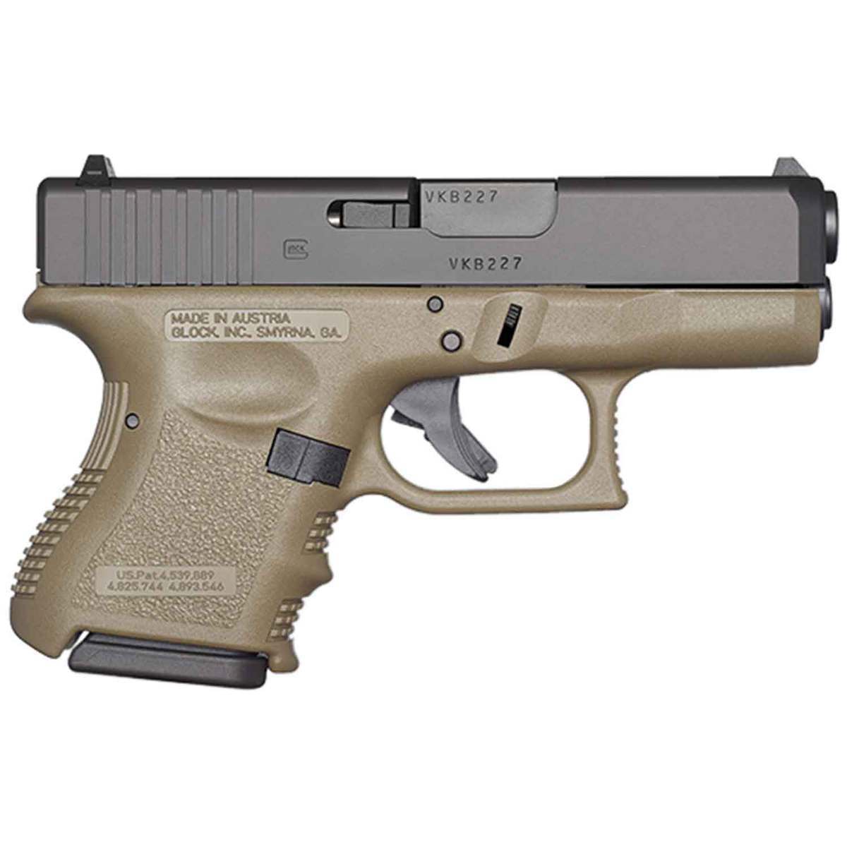 Glock 27G3 PST 40 S&W 3.46in OD/Black Pistol - 9 Rounds - Olive Drab/Black Glock 27G3 PST 40 S&W 3.46in OD/Black Pistol - 9 Rounds - Olive Drab/Black