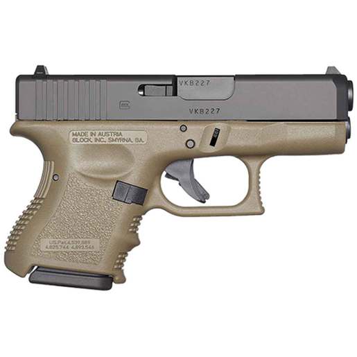 Glock 27G3 PST 40 S&W 3.46in OD/Black Pistol - 9 Rounds - Green Subcompact image