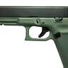 Glock 34 Gen5 MOS 9mm Luger 5.31in Black nDLC/Metallic Green Cerakote Pistol - 17+1 Rounds - Green
