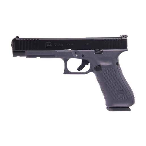 Glock 34 MOS 9mm Luger 5.31in NDLC Gray Pistol - 17+1 Rounds - Gray image