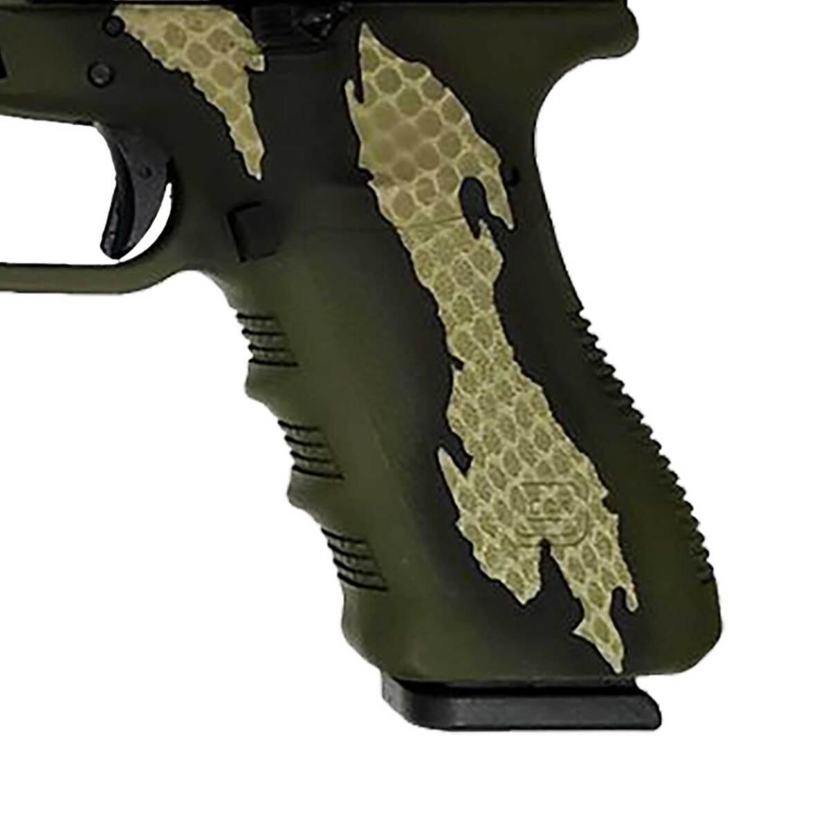 Glock 35 Gen3 40 S&W 5.31in Riptile Camo Cerakote Pistol - 15+1 Rounds - Camo Glock 35 Gen3 40 S&W 5.31in Riptile Camo Cerakote Pistol - 15+1 Rounds - Camo