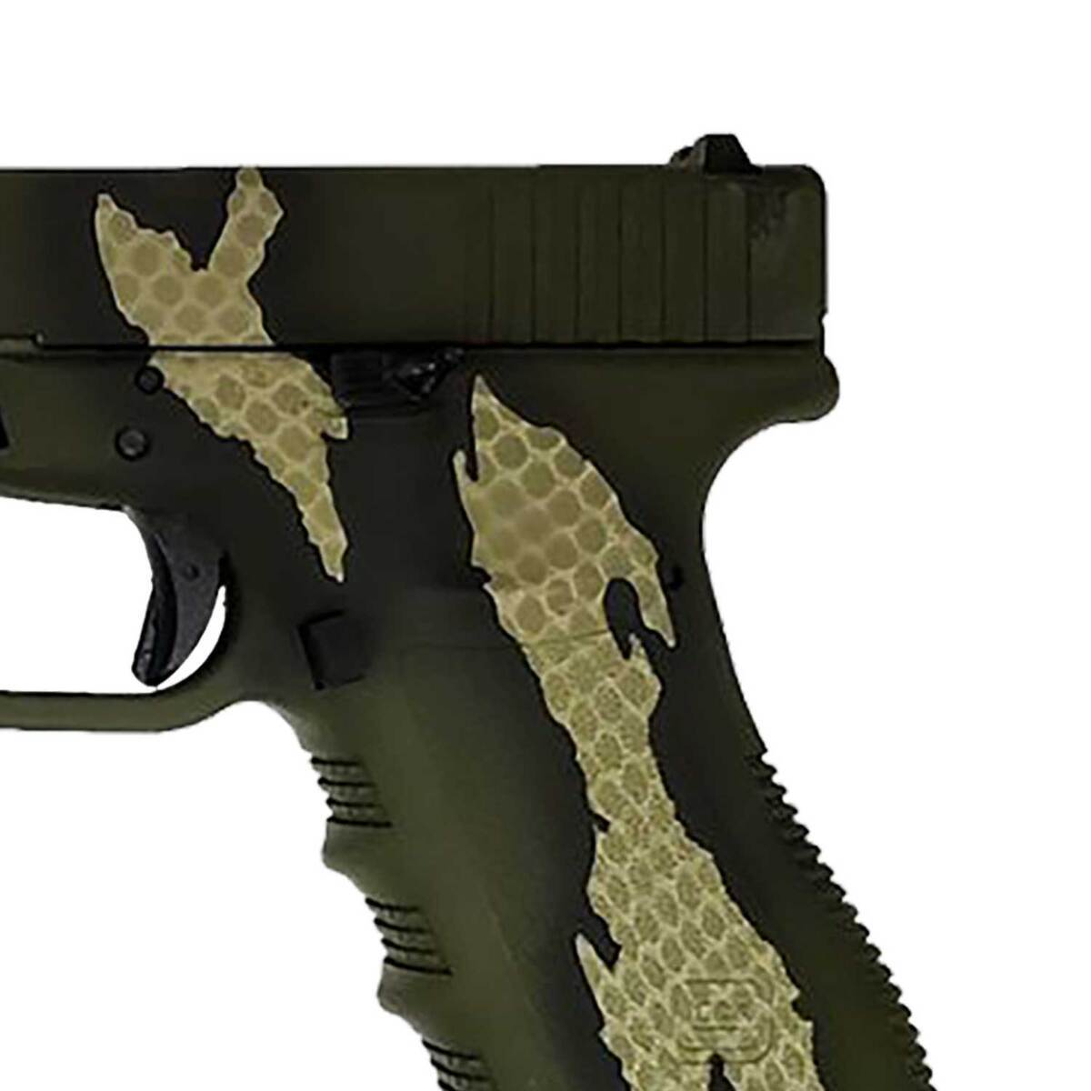 Glock 35 Gen3 40 S&W 5.31in Riptile Camo Cerakote Pistol - 15+1 Rounds - Camo Glock 35 Gen3 40 S&W 5.31in Riptile Camo Cerakote Pistol - 15+1 Rounds - Camo