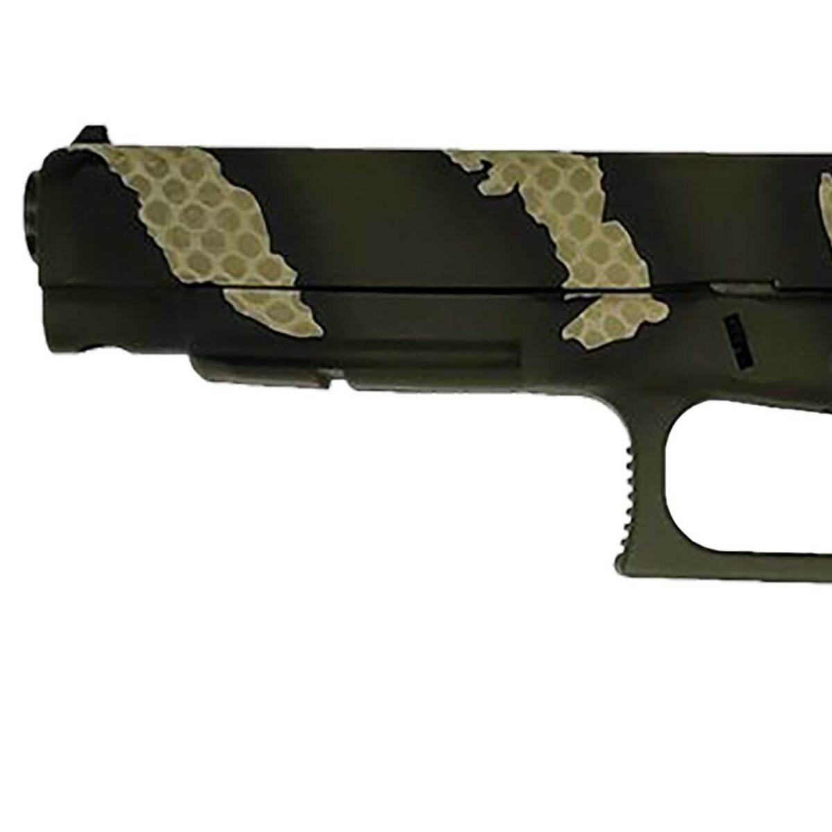 Glock 35 Gen3 40 S&W 5.31in Riptile Camo Cerakote Pistol - 15+1 Rounds - Camo Glock 35 Gen3 40 S&W 5.31in Riptile Camo Cerakote Pistol - 15+1 Rounds - Camo