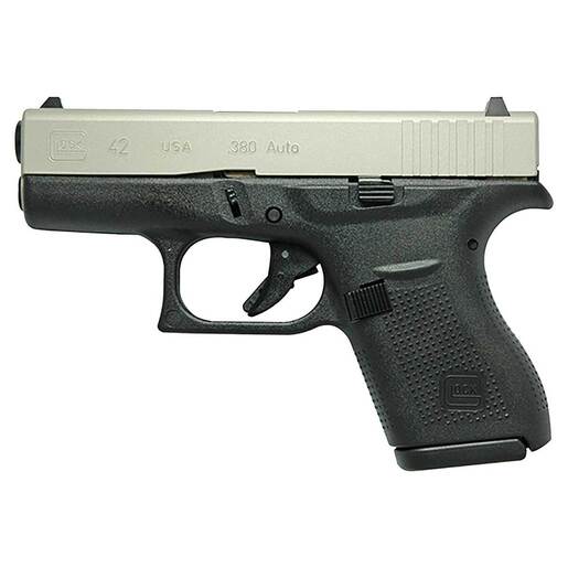Glock 42 380 Auto (ACP) 3.25in Aluminum/Black Pistol - 6+1 Rounds - Black Subcompact image