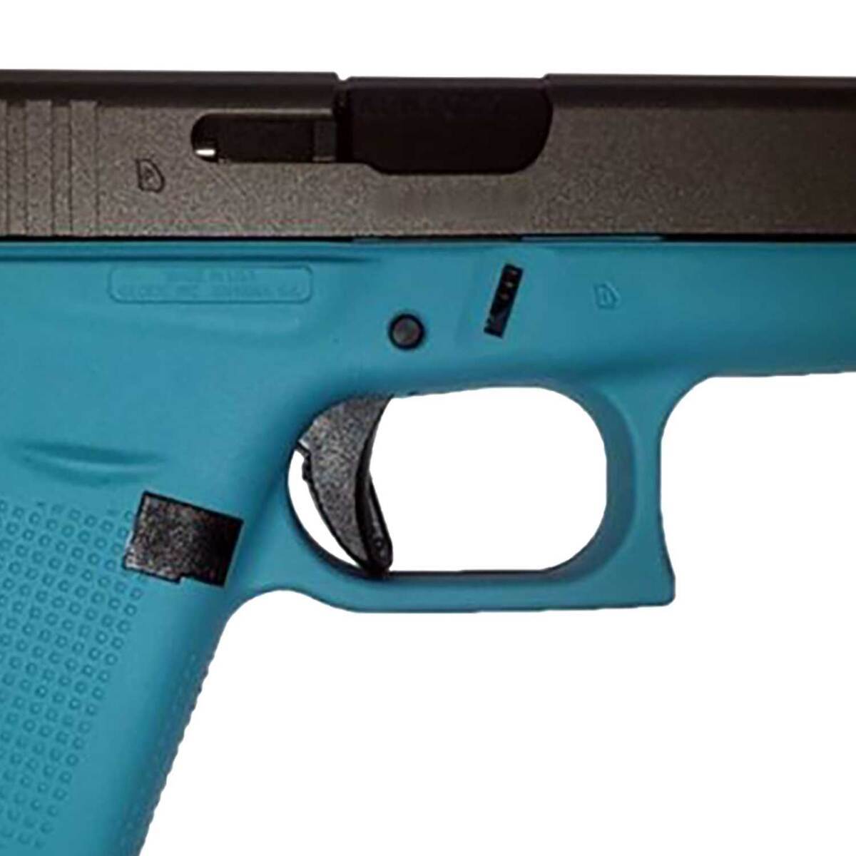 Glock 42 380 Auto (ACP) 3.25in Black/Aztec Blue Cerakote Pistol - 6+1 Rounds - Blue Glock 42 380 Auto (ACP) 3.25in Black/Aztec Blue Cerakote Pistol - 6+1 Rounds - Blue