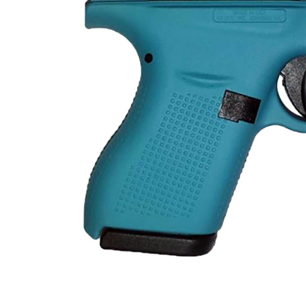 Glock 42 380 Auto (ACP) 3.25in Black/Aztec Blue Cerakote Pistol - 6+1 Rounds - Blue Glock 42 380 Auto (ACP) 3.25in Black/Aztec Blue Cerakote Pistol - 6+1 Rounds - Blue