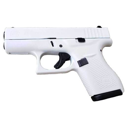 Glock 42 380 Auto (ACP) 3.25in GunCandy Pegasus Cerakote Pistol - 6+1 Rounds - White Subcompact image
