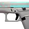 Glock 42 380 Auto (ACP) 3.25in Shimmering Aluminum/Robin Egg Blue Flag Cerakote Pistol - 6+1 Rounds - Camo