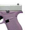 Glock 42 380 Auto (ACP) 3.25in Silver/Metallic Purple Cerakote Pistol - 6+1 Rounds - Purple