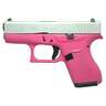 Glock 42 380 Auto (ACP) 3.26in Sig Pink/Shimmering Silver Cerakote Pistol - 6+1 Rounds - Pink