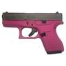 Glock 42 380 Auto (ACP) 3.26in Sig Pink/Tungsten Gray Cerakote Pistol - 6+1 Rounds - Pink