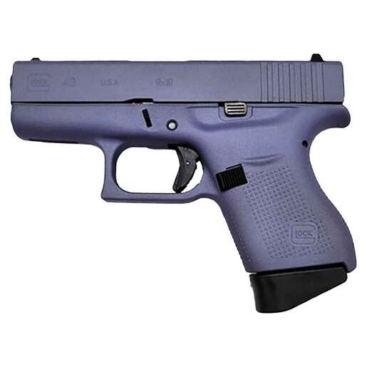 Glock 43 9mm Luger 3.39in Crushed Orchid Cerakote Pistol - 6+1 Rounds - Purple Subcompact image