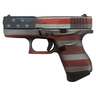 Glock 43 9mm Luger 3.39in Distressed USA Flag Cerakote Pistol - 6+1 Rounds - Camo