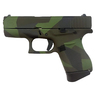 Glock 43 9mm Luger 3.39in Green Splinter Camo Cerakote Pistol - 6+1 Rounds - Camo