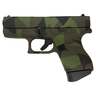 Glock 43 9mm Luger 3.39in Green Splinter Camo Pistol - 6+1 Rounds - Camo