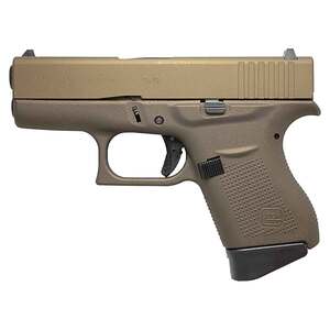 Glock 43 9mm Luger 3.39in Midnight/Burnt Bronze Cerakote Pistol - 6+1 Rounds
