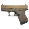 Glock 43 9mm Luger 3.39in Midnight/Burnt Bronze Cerakote Pistol - 6+1 Rounds - Brown