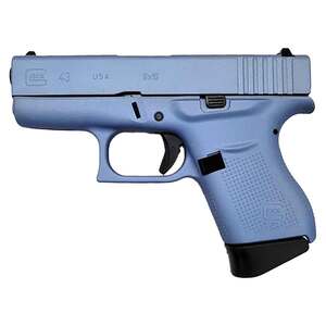 Glock 43 9mm Luger 3.39in Polar Blue Cerakote Pistol - 6+1 Rounds