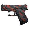 Glock 43 9mm Luger 3.39in Red Tilted Camo Cerakote Pistol - 6+1 Rounds - Camo