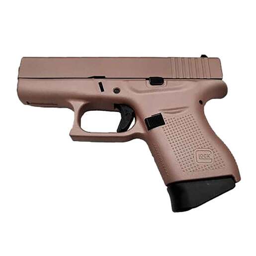 Glock 43 9mm Luger 3.39in Rose Gold Cerakote Pistol - 6+1 Rounds - Pink - Sportsman's Warehouse