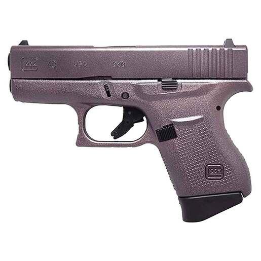 Glock 43 9mm Luger 3.39in Rose Gold Metallic Cerakote Pistol - 6+1 Rounds - Pink Subcompact image