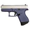 Glock 43 9mm Luger 3.39in Satin Aluminum/Crushed Orchid Cerakote Pistol - 6+1 Rounds - Purple