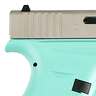 Glock 43 9mm Luger 3.39in Silver/Robins Egg Blue Cerakote Pistol - 6+1 Rounds - Blue