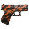 Glock 43 9mm Luger 3.39in Tilted Orange Camo Cerakote Pistol - 6+1 Rounds - Camo