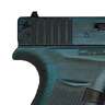 Glock 43 9mm Luger 3.41in Distressed Aztec Teal Cerakote Pistol - 6+1 Rounds - Blue