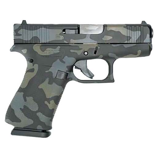 Glock 43X 9mm Luger 3.21in Faded Black Camo Cerakote Pistol - 10+1 Rounds - Camo Subcompact image
