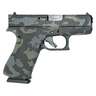 Glock 43X 9mm Luger 3.21in Faded Black Camo Cerakote Pistol - 10+1 Rounds - Camo