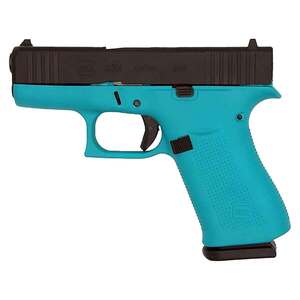 Glock 43X 9mm Luger 3.41in Aztec Teal/Black Cerakote Pistol - 10+1 Rounds